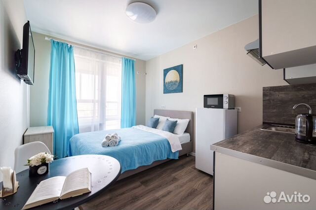 

Квартира-студия, 35 м², 1 кровать
