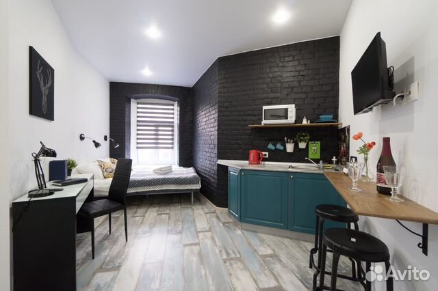 

Квартира-студия, 18 м², 1 кровать
