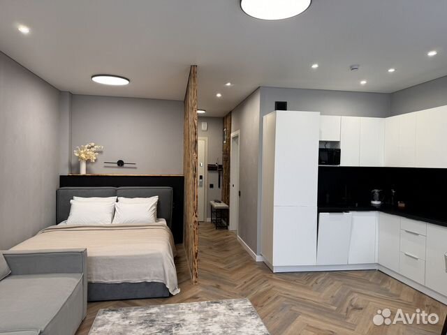 

Квартира-студия, 41,8 м², 3 кровати