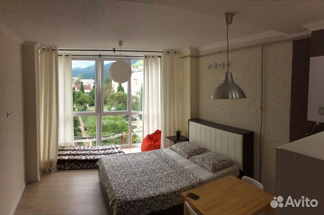 

Квартира-студия, 32 м², 2 кровати