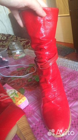 Сапожки лаковые Сапожки лаковые