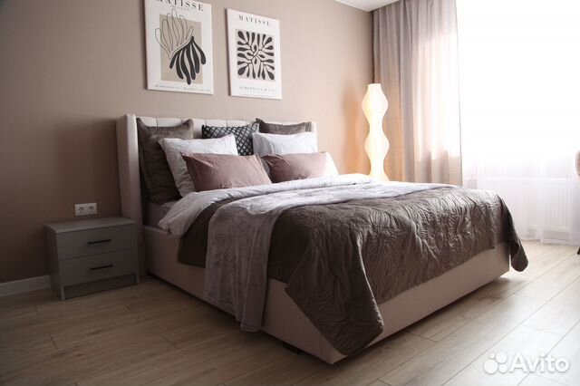 

1-к. квартира, 46 м², 2 кровати
