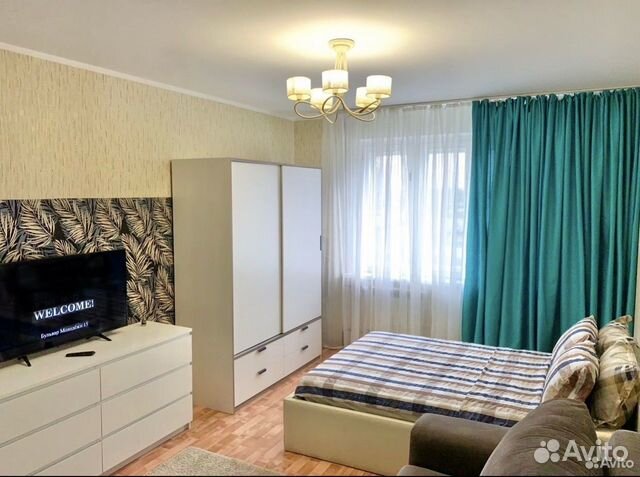 

1-к. квартира, 39 м², 2 кровати
