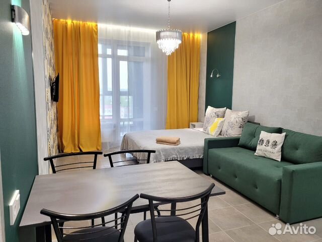 

Квартира-студия, 32 м², 2 кровати