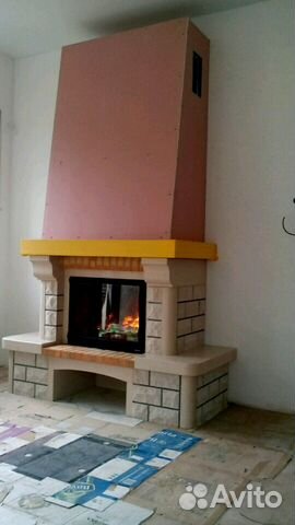 Установка каминов, дымоходов
