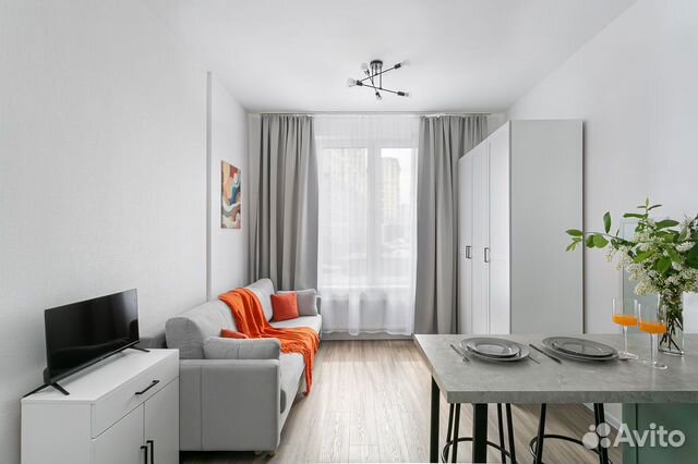 

Квартира-студия, 30 м², 1 кровать