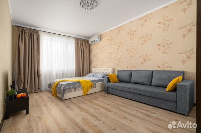 

1-к. квартира, 45 м², 2 кровати