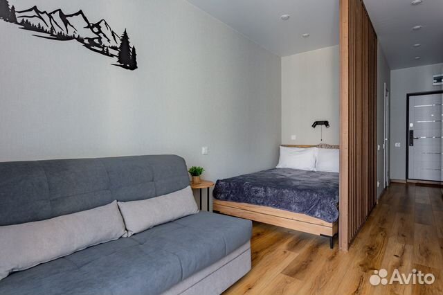 

Квартира-студия, 24 м², 2 кровати