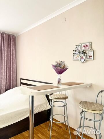 

Квартира-студия, 27 м², 1 кровать