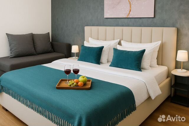 

1-к. квартира, 44 м², 1 кровать
