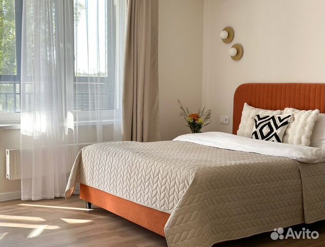 

Квартира-студия, 35 м², 2 кровати
