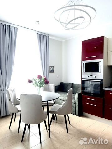 

1-к. квартира, 43,8 м², 3 кровати