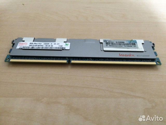 Оперативная память HP 8GB PC3 10600 DDR3 1333MHz Оперативная память HP 8GB PC3 10600 DDR3 1333MHz
