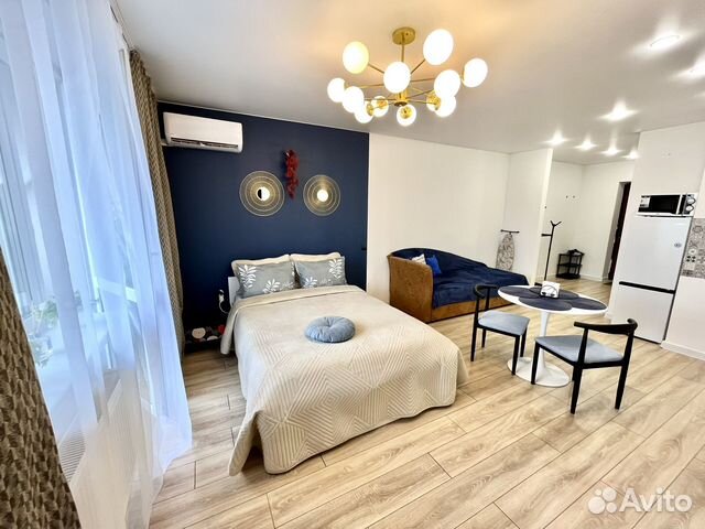 

Квартира-студия, 33 м², 2 кровати