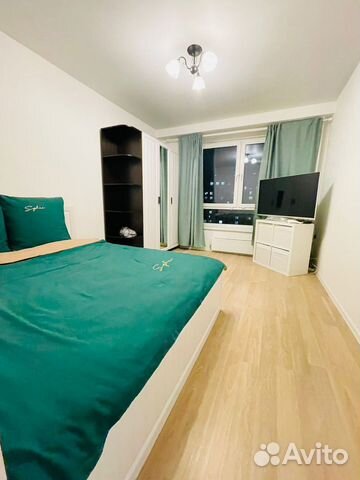 

1-к. квартира, 40 м², 2 кровати