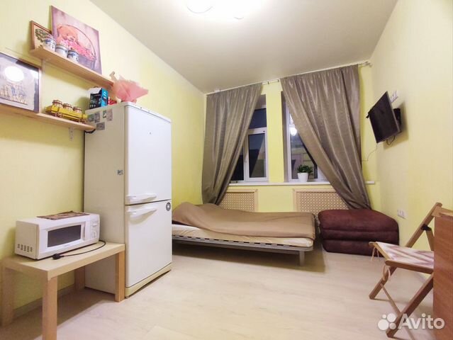 

Квартира-студия, 25 м², 2 кровати