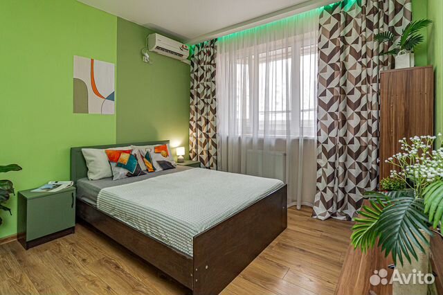 

1-к. квартира, 44 м², 2 кровати