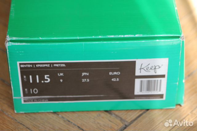 Кеды, лоферы Keep shoes черные (новые)