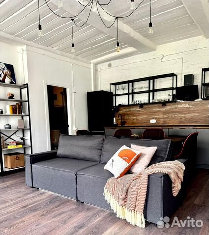

1-к. квартира, 44 м², 2 кровати