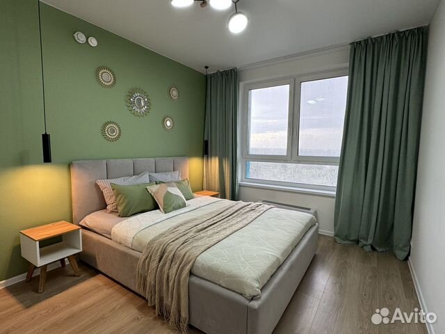 

1-к. квартира, 40 м², 2 кровати