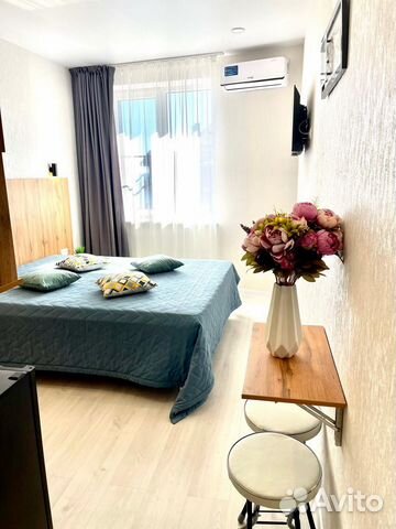 

Квартира-студия в апарт-отеле, 17 м², 2 кровати