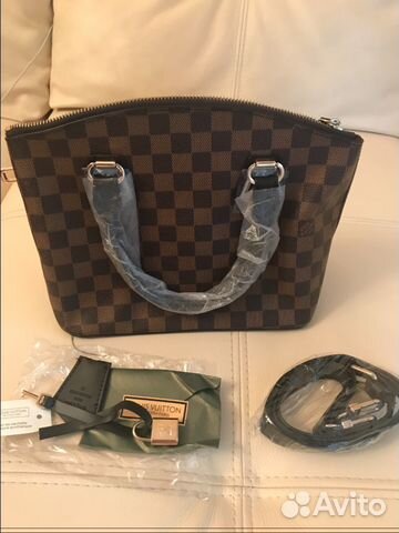 Новая Коричневая сумка louis vuitton, Луи виттон
