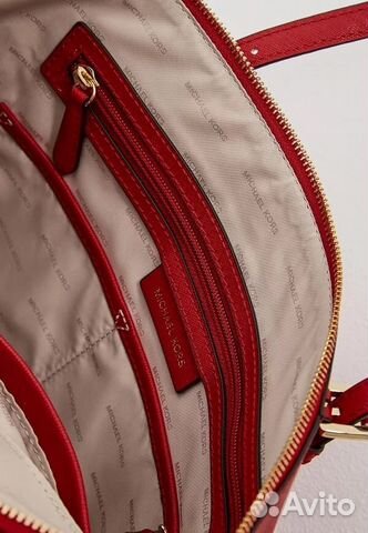 Сумка Майкл Корс Оригинал Красная 30F2gttt8L Red
