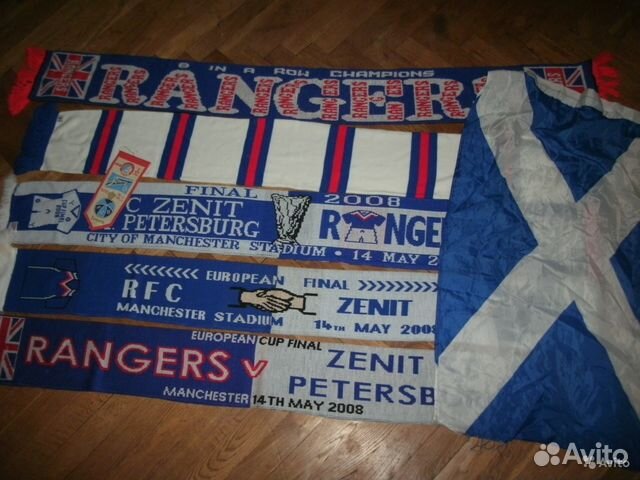 Подборка 5 шарфов Rangers и рейнджерс - зенит фк Подборка 5 шарфов Rangers и рейнджерс - зенит фк