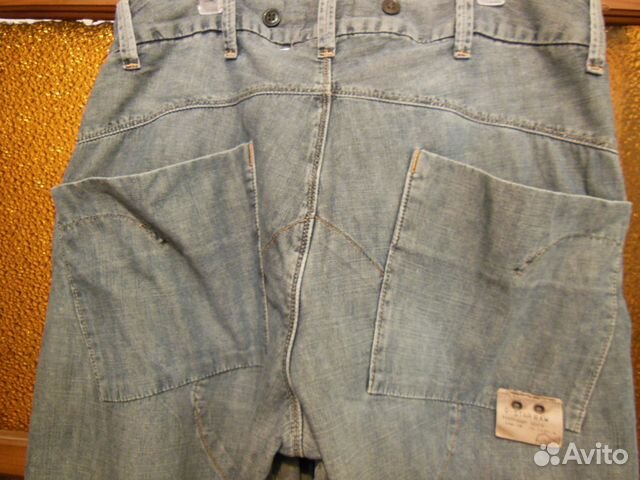 Джинсы летние G-Star Raw W32 L34 хлопок