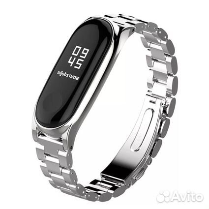 Металлический ремешок Mijobs для Xiaomi Mi Band 3 Металлический ремешок Mijobs для Xiaomi Mi Band 3
