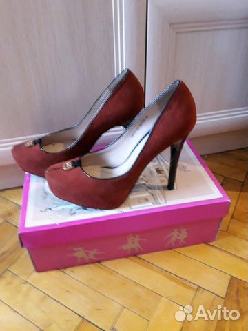 Туфли натур.замша Италия