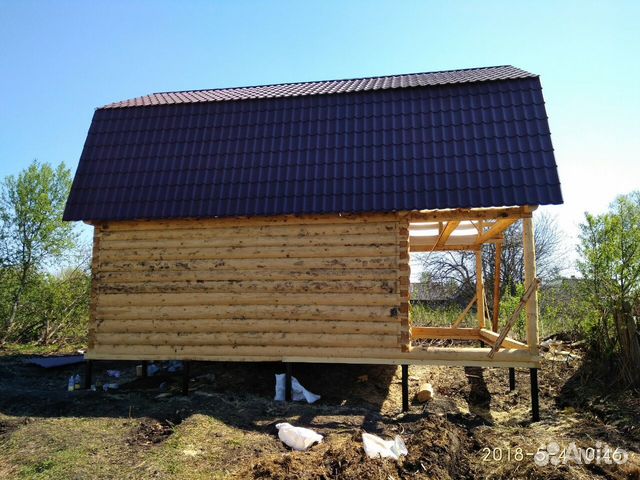 Сруб дома с доставкой и установкой