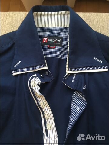 Рубашка 7camicie Италия slim fit Рубашка 7camicie Италия slim fit