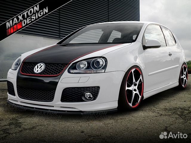 VW Golf 5 (03-08) Накладка на бампер MD VW Golf 5 (03-08) Накладка на бампер MD