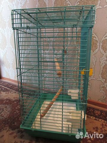 Продаётся большая клетка для птиц купить на Зозу.ру - фотография № 4