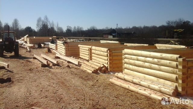 Сруб бани 4х5+2 крыша мансардная под рубанок