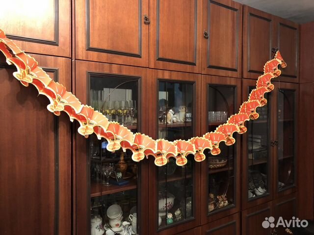 Бумажная гирлянда СССР