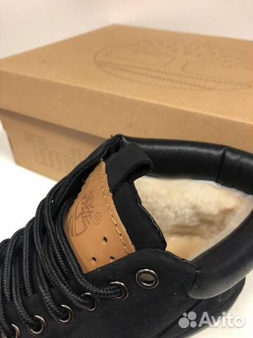Зимние Timberland 6 in Premium Black Men 38-43