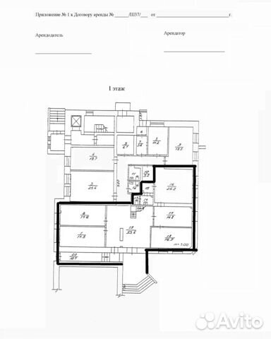 Офисное помещение, 18.5 м² Офисное помещение, 18.5 м²