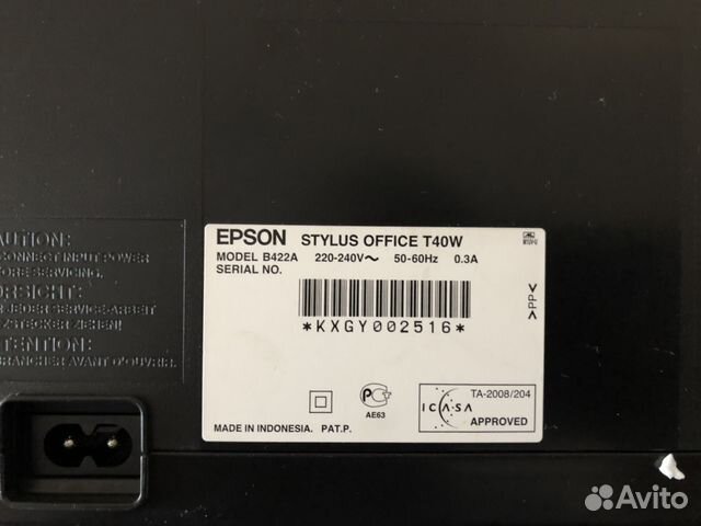 Принтер Epson Stylus Office T40W