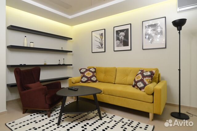 

1-к. квартира, 44 м², 2 кровати
