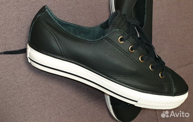 Кожаные кеды Converse унисекс,оригинал р.40