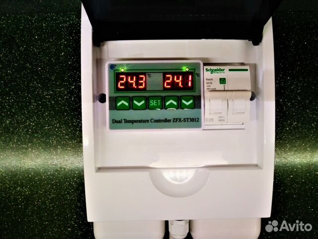 Терморегулятор программируемый 2 канала -60+120 гр
