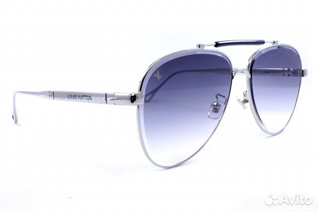 Солнцезащитные очки Louis Vuitton Aviator Silver