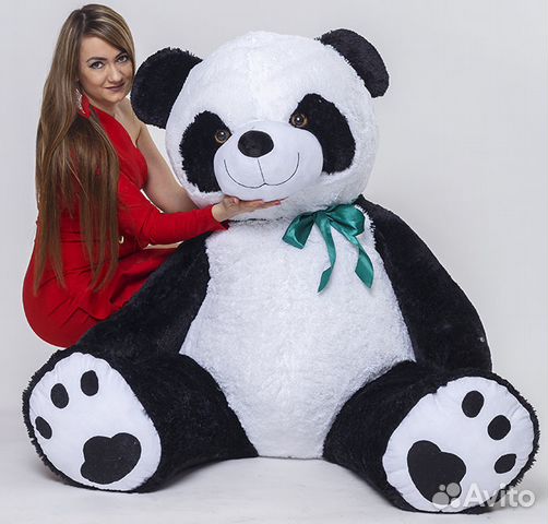 Мягкая плюшевая игрушка панда 220 см
