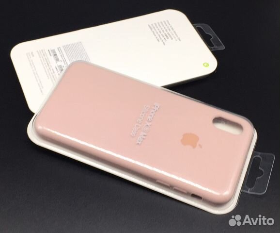 iPhone Xs Max Apple Silicone Case Пудра