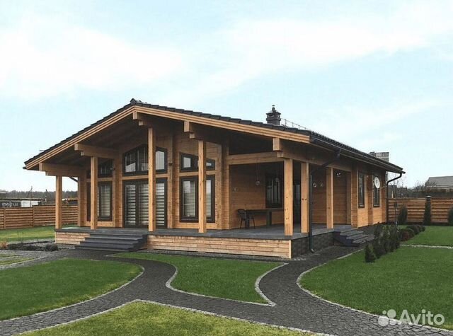Дом из бруса 130 м2 под ключ.Ипотека