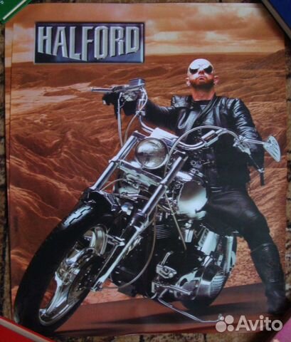 Плакат Halford и мотоциклы