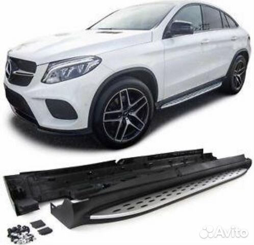 Пороги на Mercedes ML/GLE 166