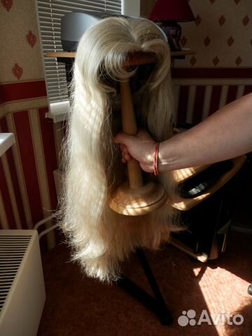 Японское качество парик пепельный блонди, длинный